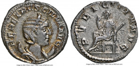 Herennia Etruscilla (AD 249-253). AR antoninianus (21mm, 3.60 gm, 12h). NGC MS 5/5 - 5/5. Rome. HER ETRVSCILLA AVG, draped bust of Herennia Etruscilla...