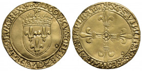 FRANCIA. Luigi XII (1498-1515). Scudo d'oro del Sole. (AU g. 3,35) Fr. 323. qSPL