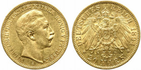 GERMANIA. PRUSSIA. Guglielmo I 20 marchi 1894. Au (7,96 g). SPL
