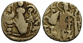 INDIA - KUSHAN . Vasudeva III (360-365) . Dinar . (AU g. 7,57). MB+