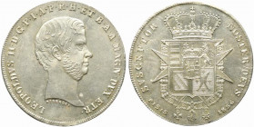 FIRENZE. Leopoldo II di Lorena (1824-1859). Scudo da 10 Paoli o Francescone 1856 Ag (27.5 g - 40.8 mm). Testa nuda a destra. R/stemma coronato su croc...