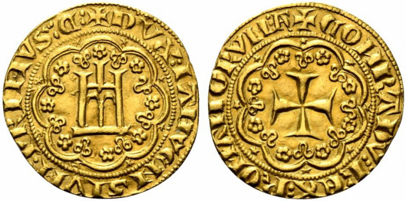 GENOVA. Simone Boccanegra Doge I ( 1339-1344). Genovino d'oro, monetazione del t...