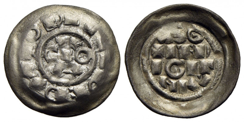 MILANO . Corrado II di Franconia (1026-1039) . Denaro scodellato . (AG g. 0,64) ...