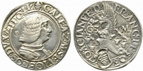 MILANO. Galeazzo Maria Sforza (1468-1476). Testone Ag (9.71 g - 28.2 mm). MIR 201/2; Cr. 6/a. BB-SPL