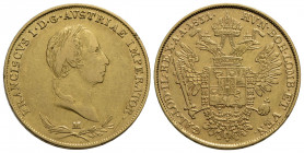MILANO . Francesco I d'Asburgo-Lorena (1815-1835) . Sovrana. 1831 . AU Pag. 104; Mont. 332. BB/BB+