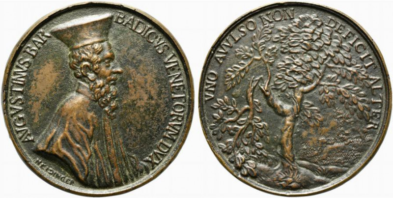 VENEZIA. Agostino Barbarigo (1486-1501), LXXIV Doge. Medaglia fusa di restituzio...