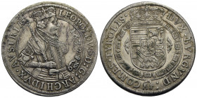 AUSTRIA. Arciduca Leopoldo (1619-1632). Tallero 1632 . AG R Kr. 629.2. BB-SPL