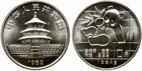 CINA. 10 Yuan 1989 PANDA. Ag 1 Oz 31,1 g. KM#A211. PROOF