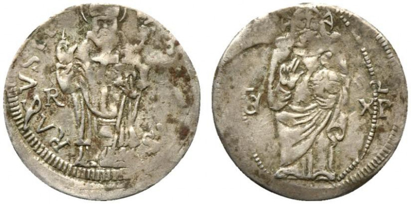 CROAZIA. Ragusa, Dubrovnik. Repubblica (1358-1805). Denaro Ag (0.65 g - 17.6 mm)...