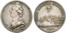 FRANCIA. Luigi XVI Jeton 1776. DUCEM REGEMQUE SEQUUNTOR. AG (8,17 g - 30,5 mm). BB+