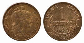 FRANCIA. 1 centime 1899. Gad.90. qFDC