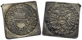 GERMANIA - ULM . Città Libera . Gulden. 1704 . (AG g. 5,58) R Kr. 90 Klippe. qSPL