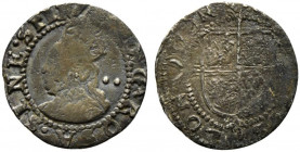GRAN BRETAGNA. Elizabeth I (1558-1603). Ag (1.03 g - 15.3 mm). Due globetti dietro il busto. MB