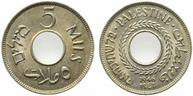 PALESTINA. 5 Mils 1946. KM#3 FDC