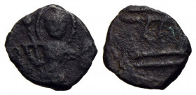 BARI . Ruggero II (1139-1154) . Follaro . (AE g. 0,71) RR MIR 133. bel BB