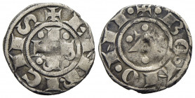 BOLOGNA . Repubblica, a nome di Enrico VI Imperatore (1191-1327) . Bolognino grosso . (AG g. 1,33) CNI 9/49; MIR 1. BB
