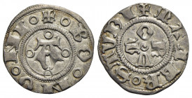 BOLOGNA . Anonime dei Pontefici (1360-1450) . Bolognino . (AG g. 1,04) R Munt. 3/6. SPL/SPL+