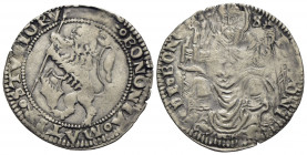 BOLOGNA . Anonime dei Bentivoglio (1446-1506) . Grossone . (AG g. 2,71) NC CNI 26/53; MIR 24. qBB