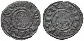 BRINDISI. Federico II (1197-1250). Denaro Mi ( 0,75 g - 18,4 mm). Biaggi 459; MIR (Sicilia) 97. qSPL