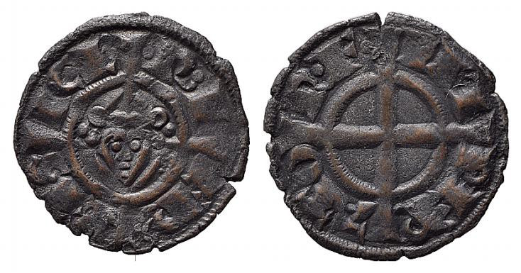 BRINDISI. Federico II (1197-1250). Denaro emissione del 1239. Mi (0,82 g - 16,8 ...