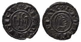 BRINDISI. Federico II (1197-1250). Denaro emissione del 1243. Mi (0,90 g - 17,7 mm). Biaggi 459; MIR (Sicilia) 97. SPL