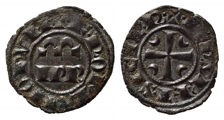 BRINDISI. Federico II (1197-1250). Denaro emissione del 1245. Mi (1,00 g - 17 mm...