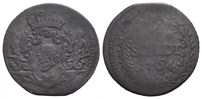CORTE. Pasquale Paoli (1762-1768) . 4 Soldi. 1764 . MI R CNI 16; MIR 4/3. BB