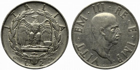Vittorio Emanuele III (1900-1943). 2 lire 1936 Ni (9.91 g - 29 mm). Gig. 118 rara. BB