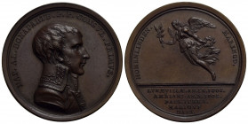 NAPOLEONICHE . Napoleone I, Console (1799-1804) . Medaglia. 1802 - Battaglia di Marengo Opus: Buckle Ø: 40 mm. . AE Br. 117. qFDC