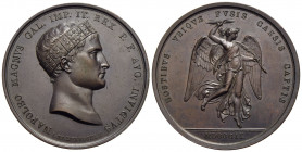NAPOLEONICHE . Napoleone I, Imperatore (1804-1814) . Medaglia. 1809 - Battaglia di Wagram Opus: Manfredini Ø: 42 mm. . AE Br. 862; Julius 2112. FDC