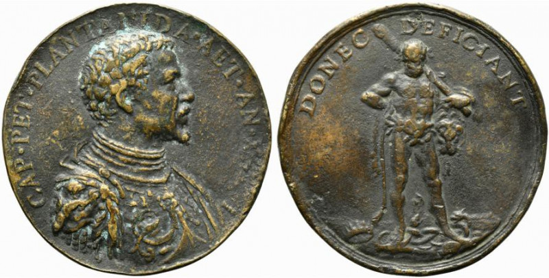 PERSONAGGI. Pietro Piantanida medaglia AE fusione (42.5 g - 48.7 mm). D/CAP. PET...