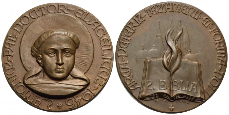 PERSONAGGI . Sant'Antonio da Padova (1195-1231) . Medaglia. 1946 - Dottore della...