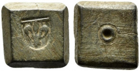 NAPOLI. Periodo Angioino (XIII-XIV sec.). Peso monetale AE (3,15 g). SPL