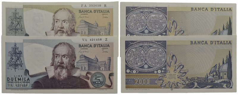 BANCA d'ITALIA . Repubblica Italiana (emissioni in lire) (1946-2001) . 2.000 Lir...