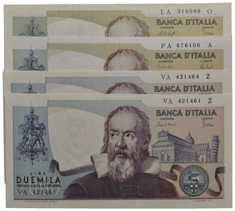 BANCA d'ITALIA . Repubblica Italiana (emissioni in lire) (1946-2001) . 2.000 Lir...