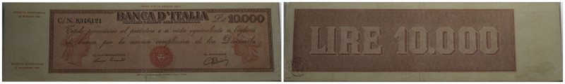 BANCA d'ITALIA . Repubblica Italiana (emissioni in lire) (1946-2001) . 10.000 Li...