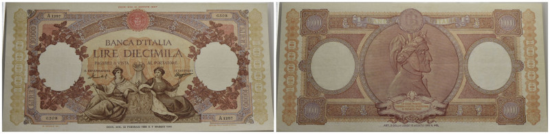 BANCA d'ITALIA . Repubblica Italiana (emissioni in lire) (1946-2001) . 10.000 Li...