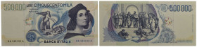 BANCA d'ITALIA . Repubblica Italiana (emissioni in lire) (1946-2001) . 500.000 Lire - Raffaello. 13/05/1997 . Alfa 950; Lireuro 86A Fazio/Amici. FDS