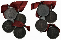 MEDAGLIE. Lotto di 4 medaglie Santa Casa di Loreto. AE (25,7 mm). SPL