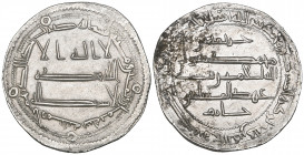 Abbasid, temp. al-Rashid (170-193h), dirham, Arminiya 188h, citing the heir al-Ma’mun and the local governor Khuzayma b. Khazim, 2.92g (Vardanyan 61, ...