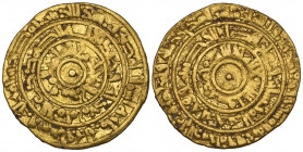 Fatimid, al-Mu‘izz (341-365h), dinar, Misr 363h, 4.12g (Nicol 368), good fine

Estimate: GBP 200 - 250