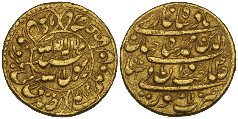 *India, Mughal, Shah Jahan (1037-1068h / 1628-1658 AD), mohur, Lahore 1041h, reg...