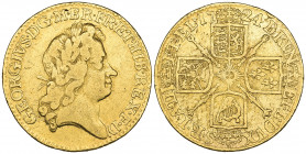 *George I, guinea, 1724 (S. 3633), a couple of rim nicks, about fine

Estimate: GBP 400 - 500