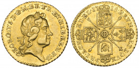 *George I, quarter-guinea, 1718 (S. 3638), minor die flaws, extremely fine

Estimate: GBP 350 - 450