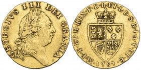 *George III, guinea, 1787, fifth bust, ‘spade’ type, good fine

Estimate: GBP 400 - 450