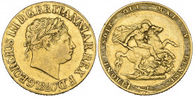 *George III, sovereign, 1820, closed 2 in date, fine

Estimate: GBP 400 - 450