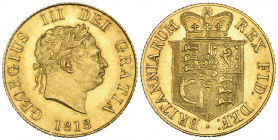 *George III, half-sovereign, 1818, almost as struck

Estimate: GBP 800 - 1200