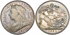 *Victoria, old head, proof crown, 1893 lvi (S. 3937), mint state, in NGC holder graded PF66+ CAMEO

Estimate: GBP 2500 - 3000