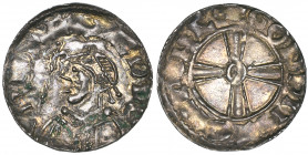 *Edward the Confessor, Expanding Cross penny (1050-53), Light Issue, Winchester, moneyer Godwine +godpine on pinc, 1.10g (N. 820; S. 1176), some weakn...