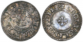 Edward The Confessor, Facing Bust/Small Cross penny (1062-65), Winchester, moneyer Leofwold, +leofpold on pin, 1.02g (N. 830: S. 1183), good very fine...